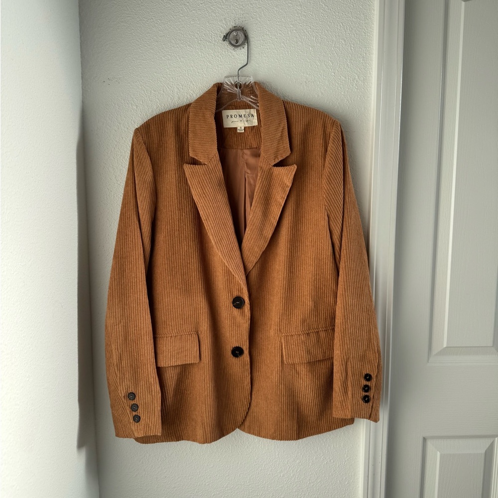 EUC Promesa Corduroy Oversized Blazer